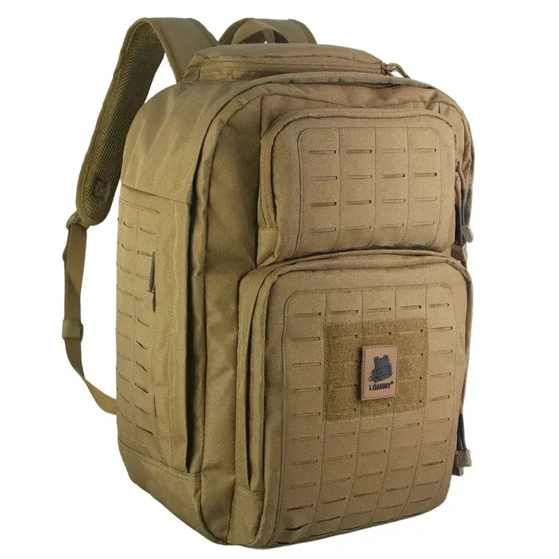 Coyote brown tactical backpack