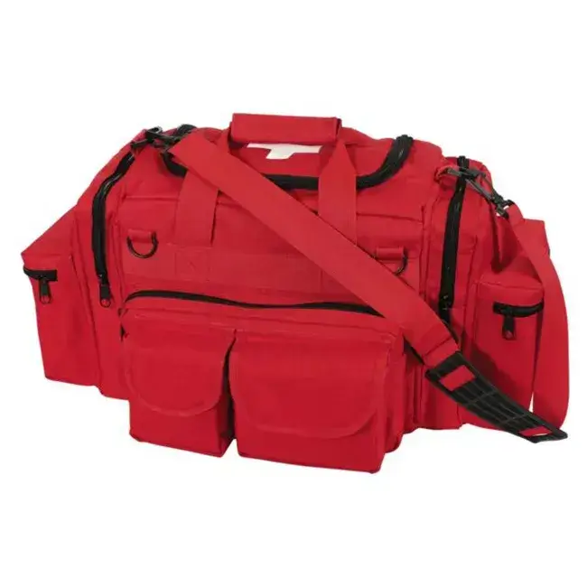 red large capacity medical bag