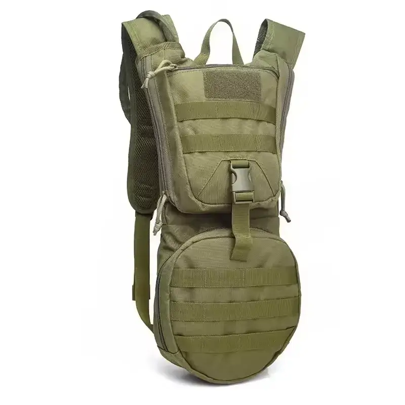 green tactical hydration pack molle
